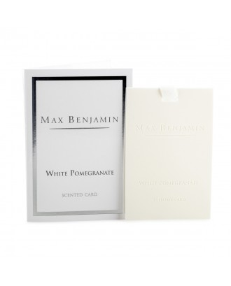 Card parfumat, White Pomegranate, colectia Classic - MAX BENJAMIN